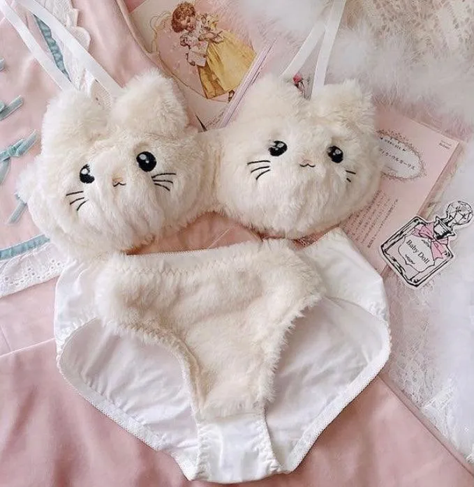 Cute Kitty Lingerie Set