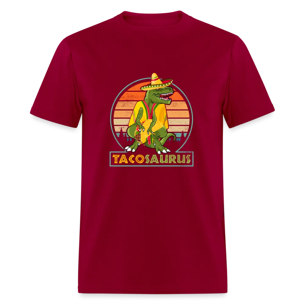 Dino-mite Taco Time: The Hilarious 'Tacosaurus' Tyrannosaurus Taco Tee