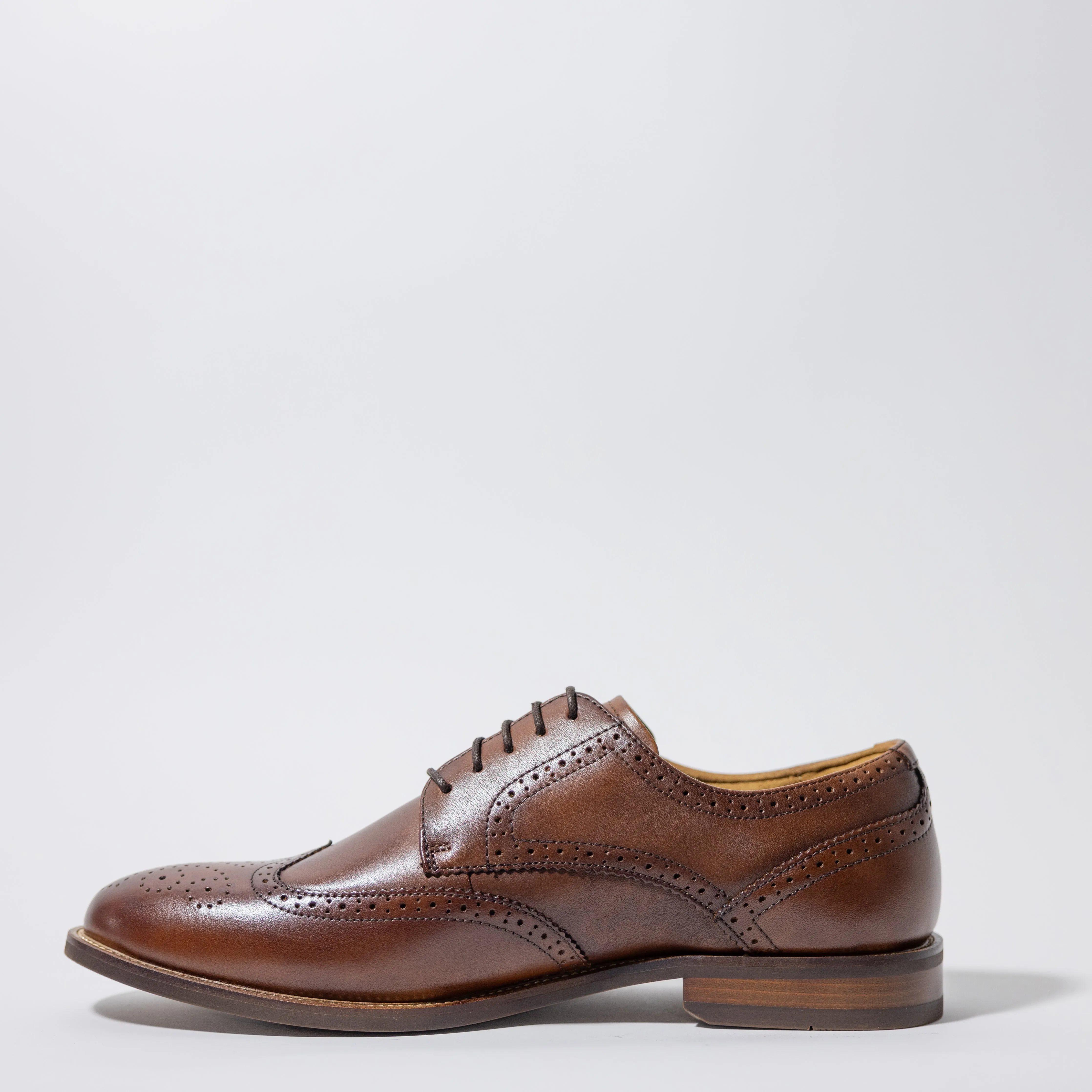 FLORSHEIM RUCCI WINGTIP - COGNAC