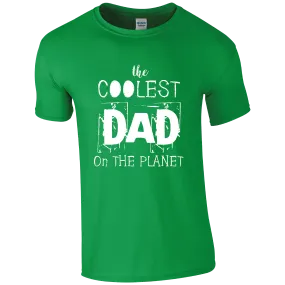 G2HO Designs Coolest Dad on the Planet T-Shirt: Premium Quality