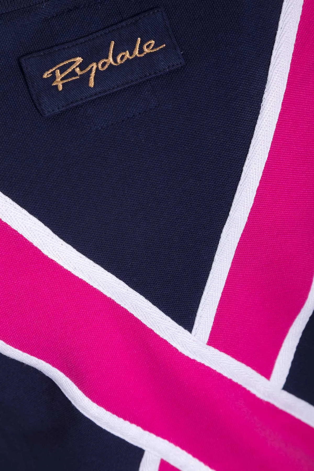 Girls Polo Shirt - Royal Double Cross