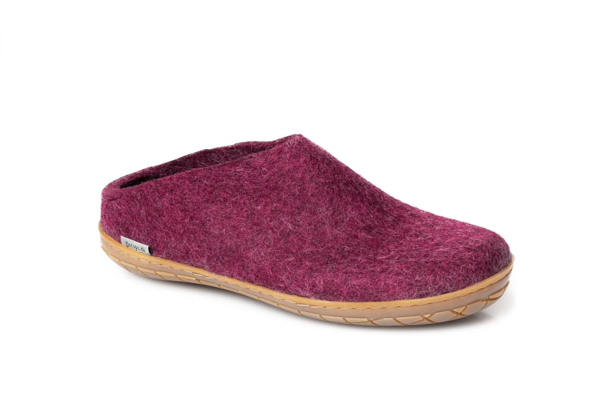 Glerups Slip-On Rubber Sole Cranberry