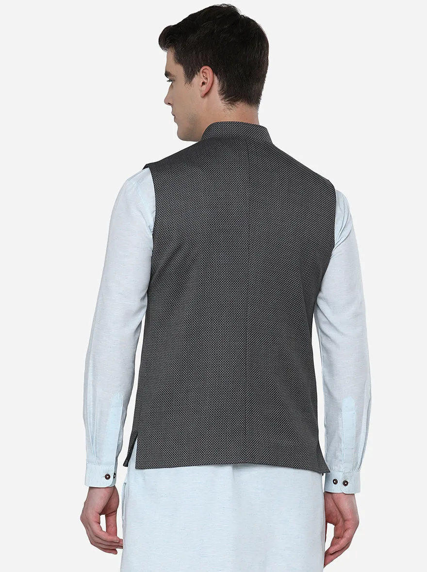 Grey & White Modi Jacket | JadeBlue