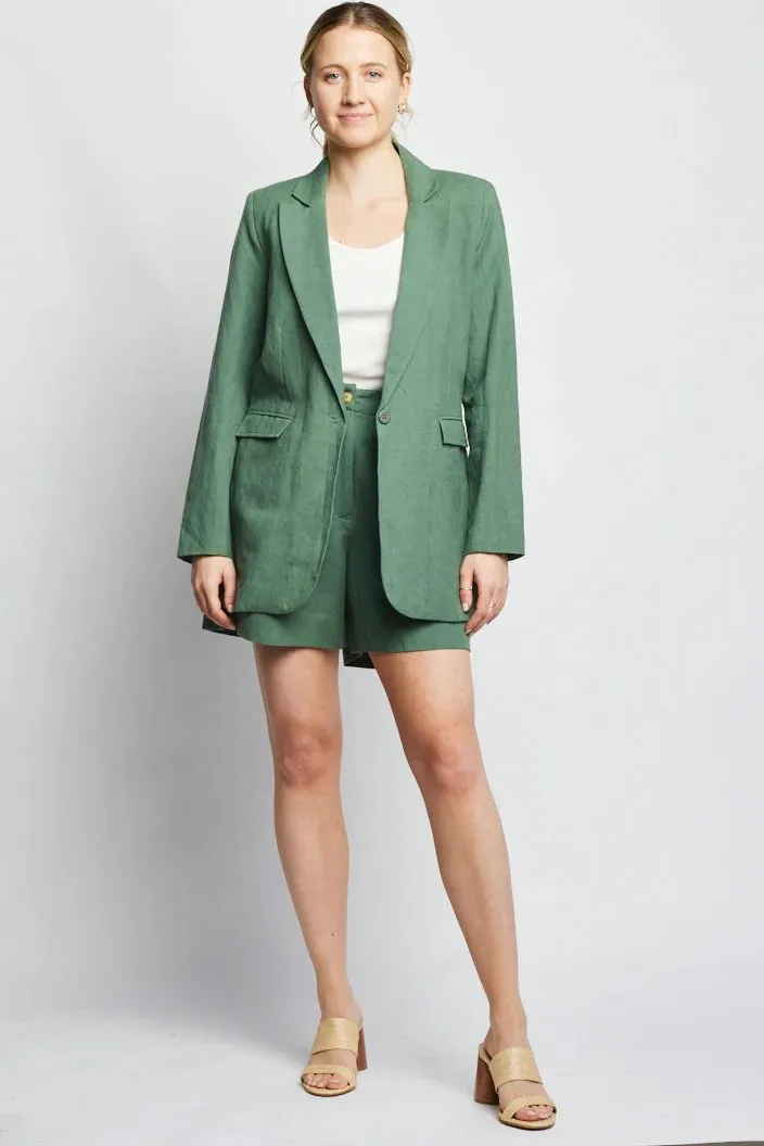 Heather Linen Blazer