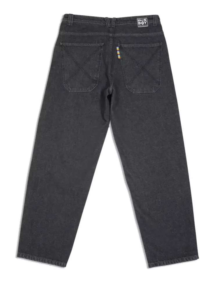 Homeboy x-tra Baggy Jeans Washed Black