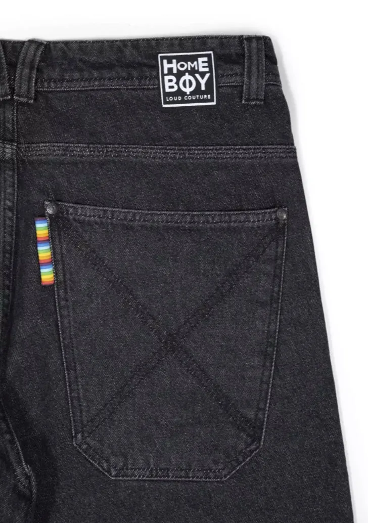 Homeboy x-tra Baggy Jeans Washed Black