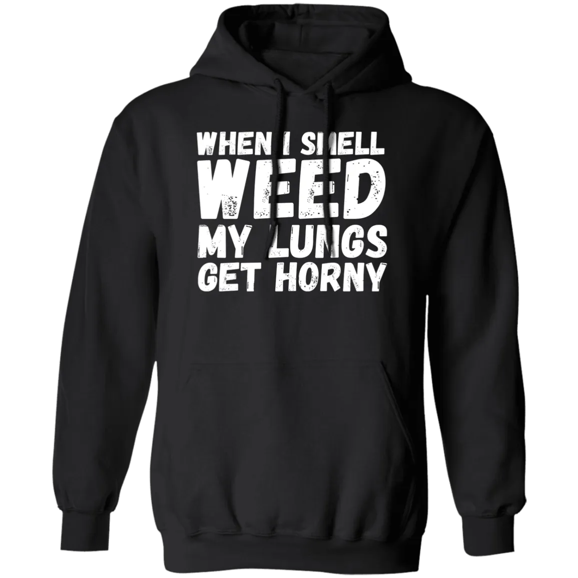 Horny Lungs 2.0 /Black Hoodie