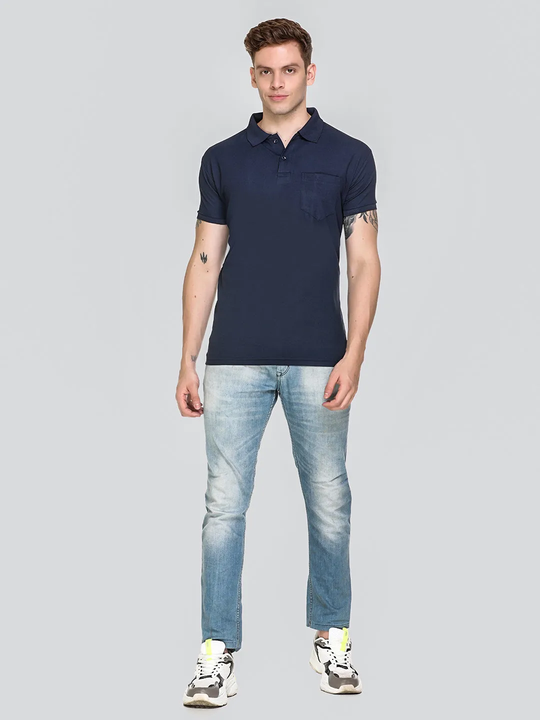 Jinxer Men Dry Fit Polo Tshirt