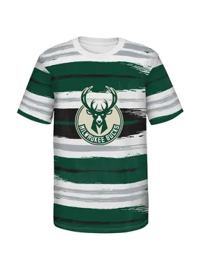 Juvenile Outerstuff Run It Back Milwaukee Bucks T-Shirt