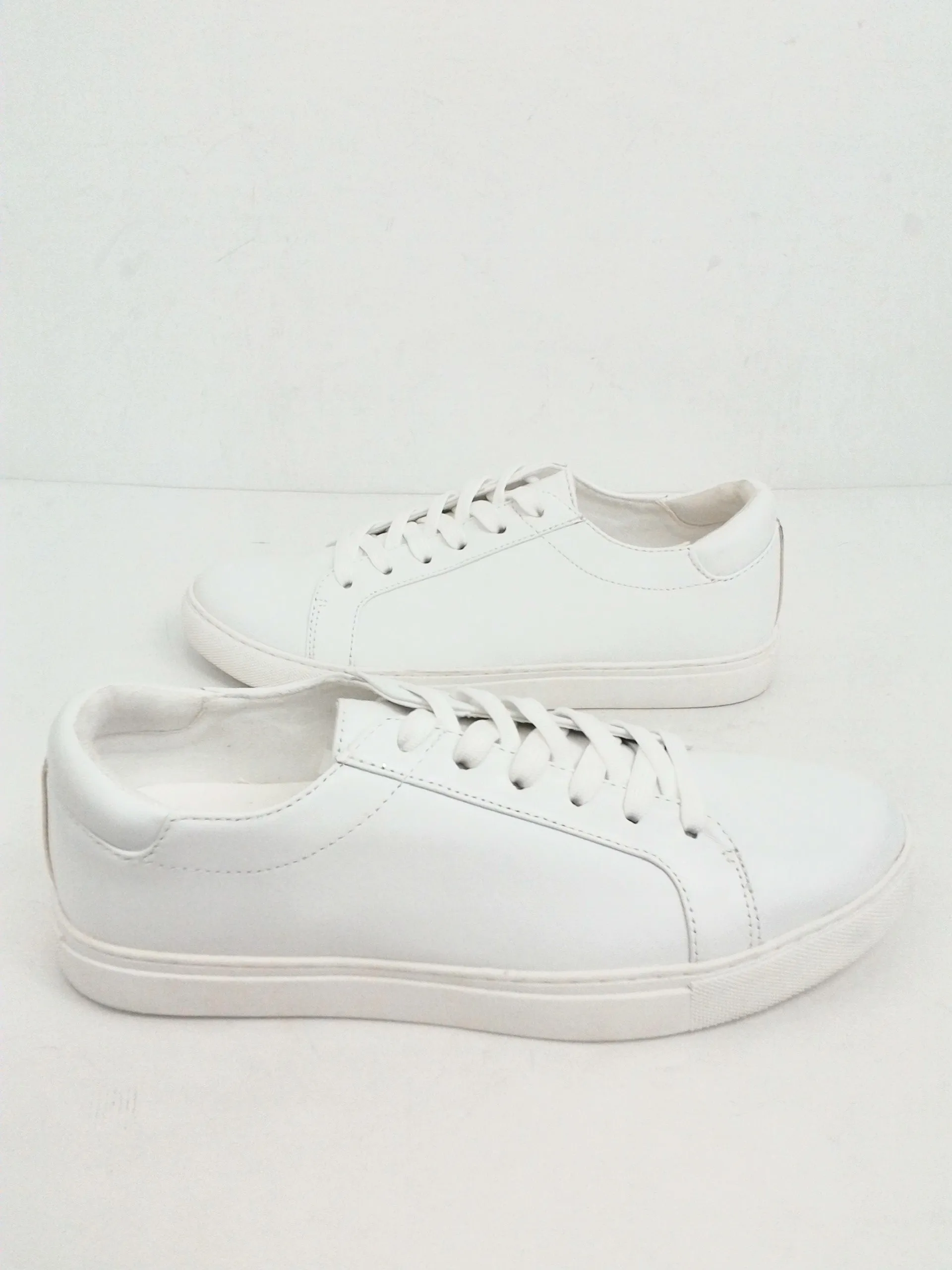 Kenneth Cole Women's White Leather Sneakers Size 9.5