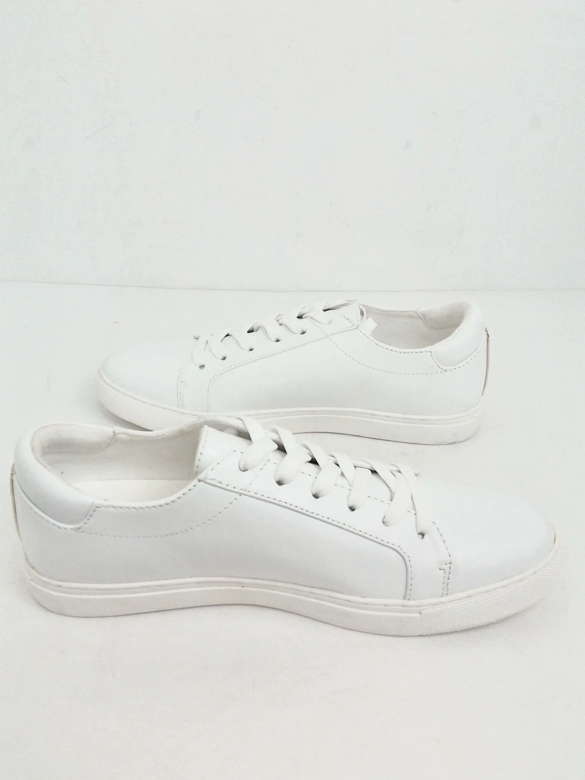 Kenneth Cole Women's White Leather Sneakers Size 9.5