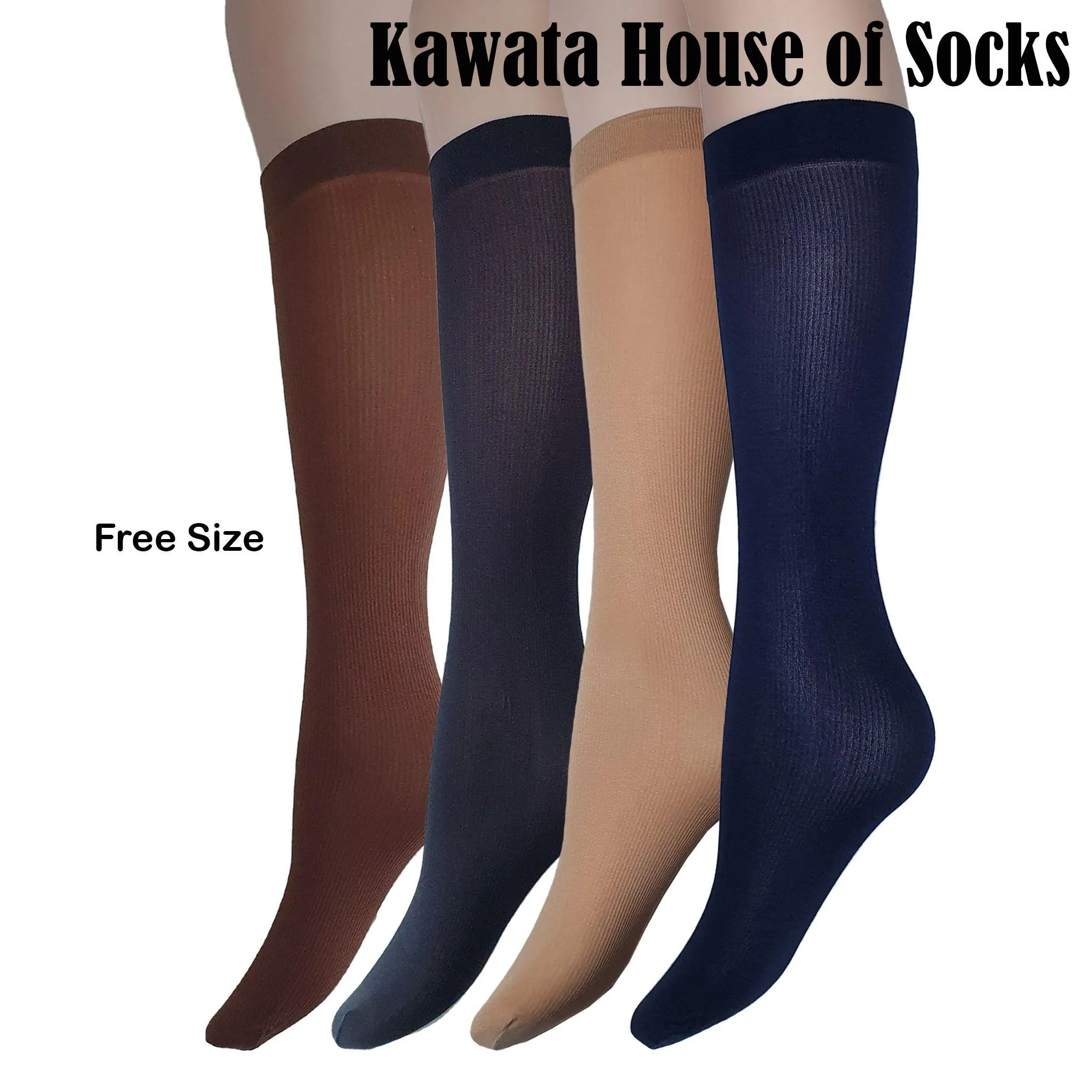 Knee High Candy Socks (3-in-1) / Nylon Knee High Socks