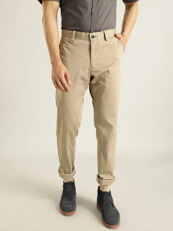 Men Brooklyn Fit Cotton Stretch Trouser