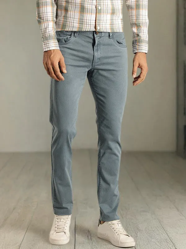 Men Brooklyn Fit Cotton Stretch Trouser