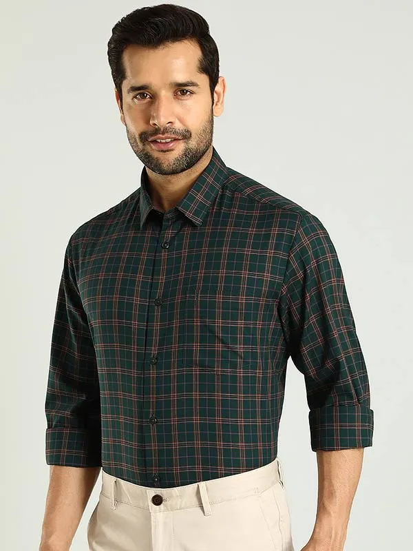 Men Checked Full Sleeve Cotton Shirt