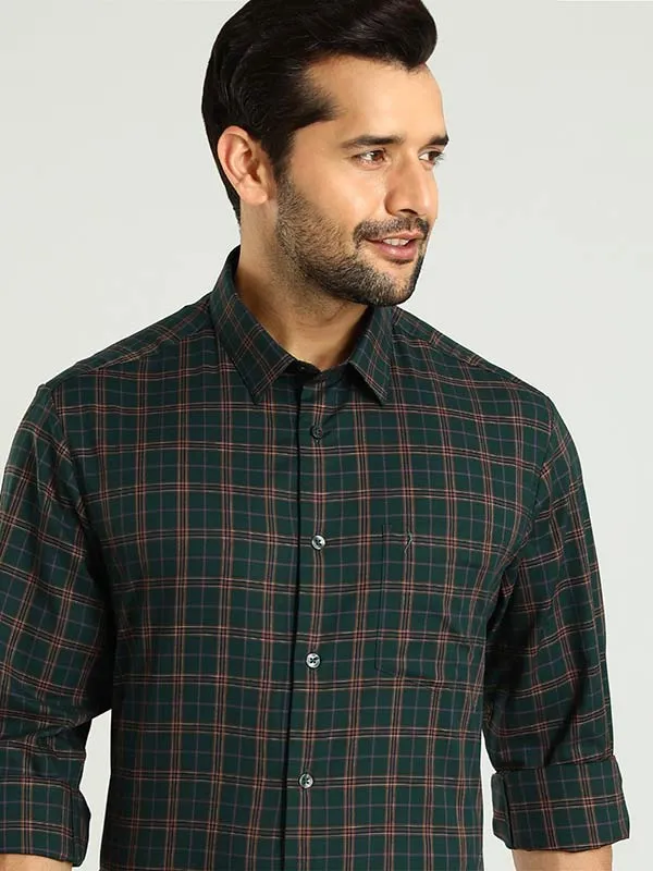 Men Checked Full Sleeve Cotton Shirt