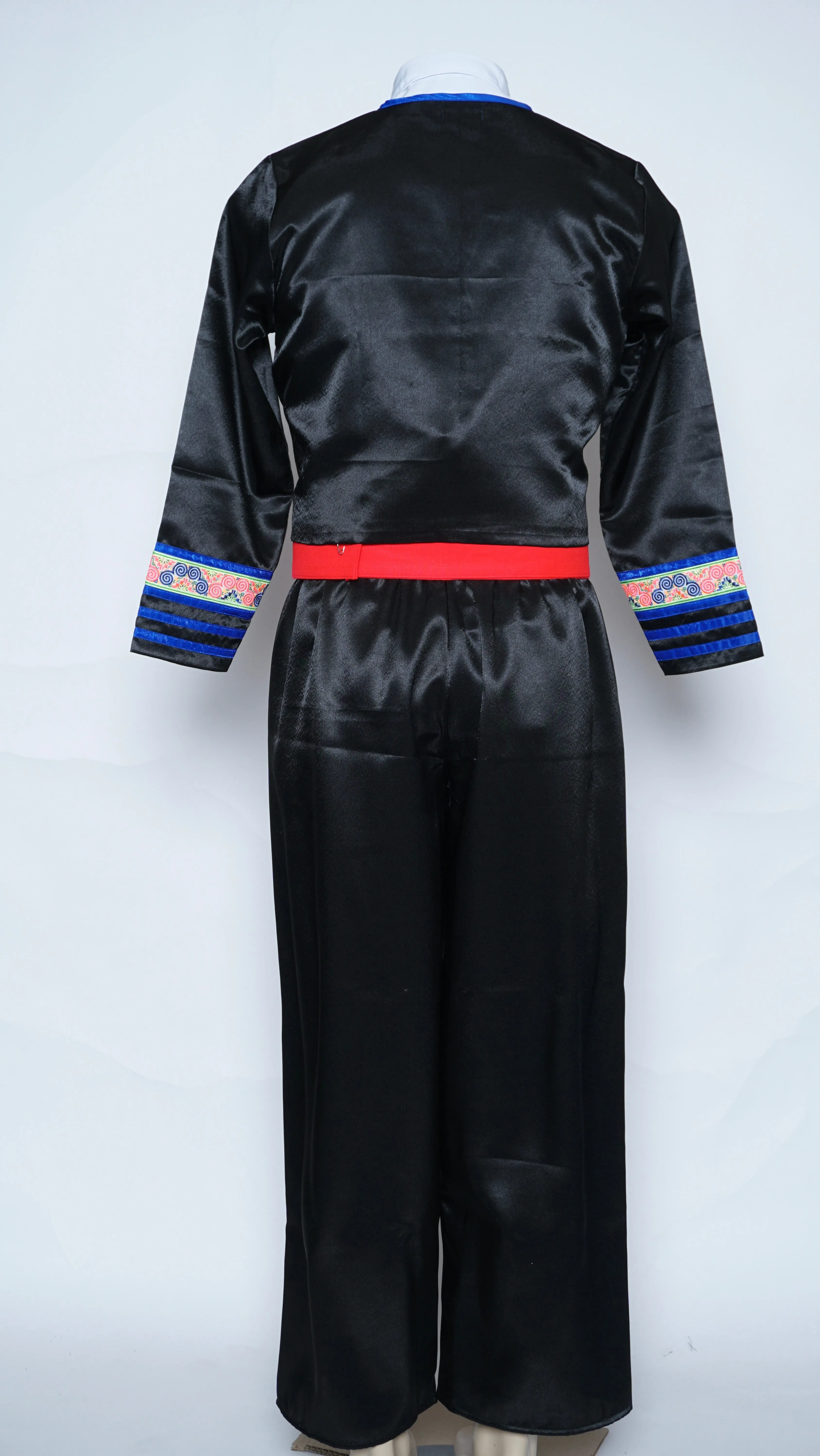 Men Hmong Txaij Set-Blue Trim