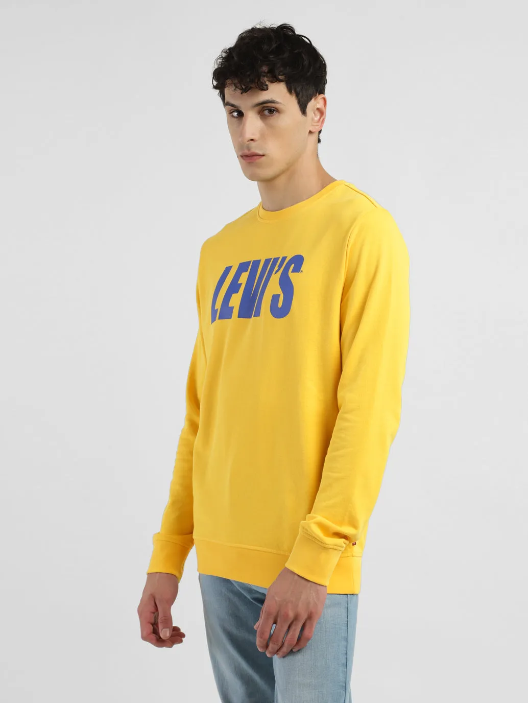 Men's Brand Logo Crew Neck Sweatshirt