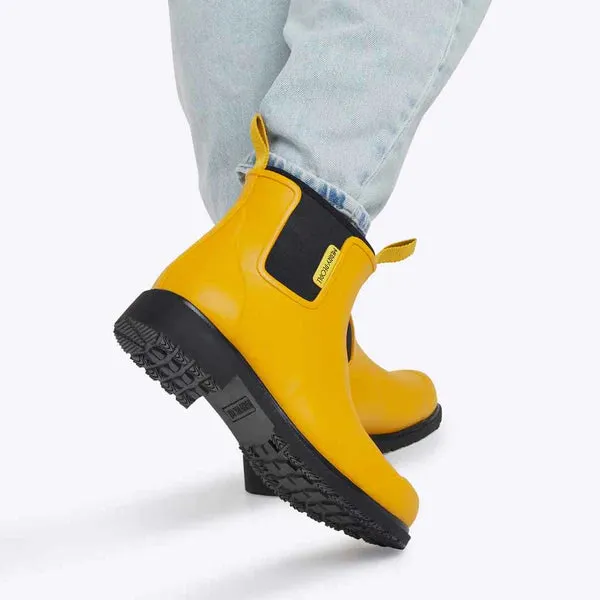 MERRY PEOPLE BOBBI RAIN BOOT WOMEN'S MUSTARD YELLOW