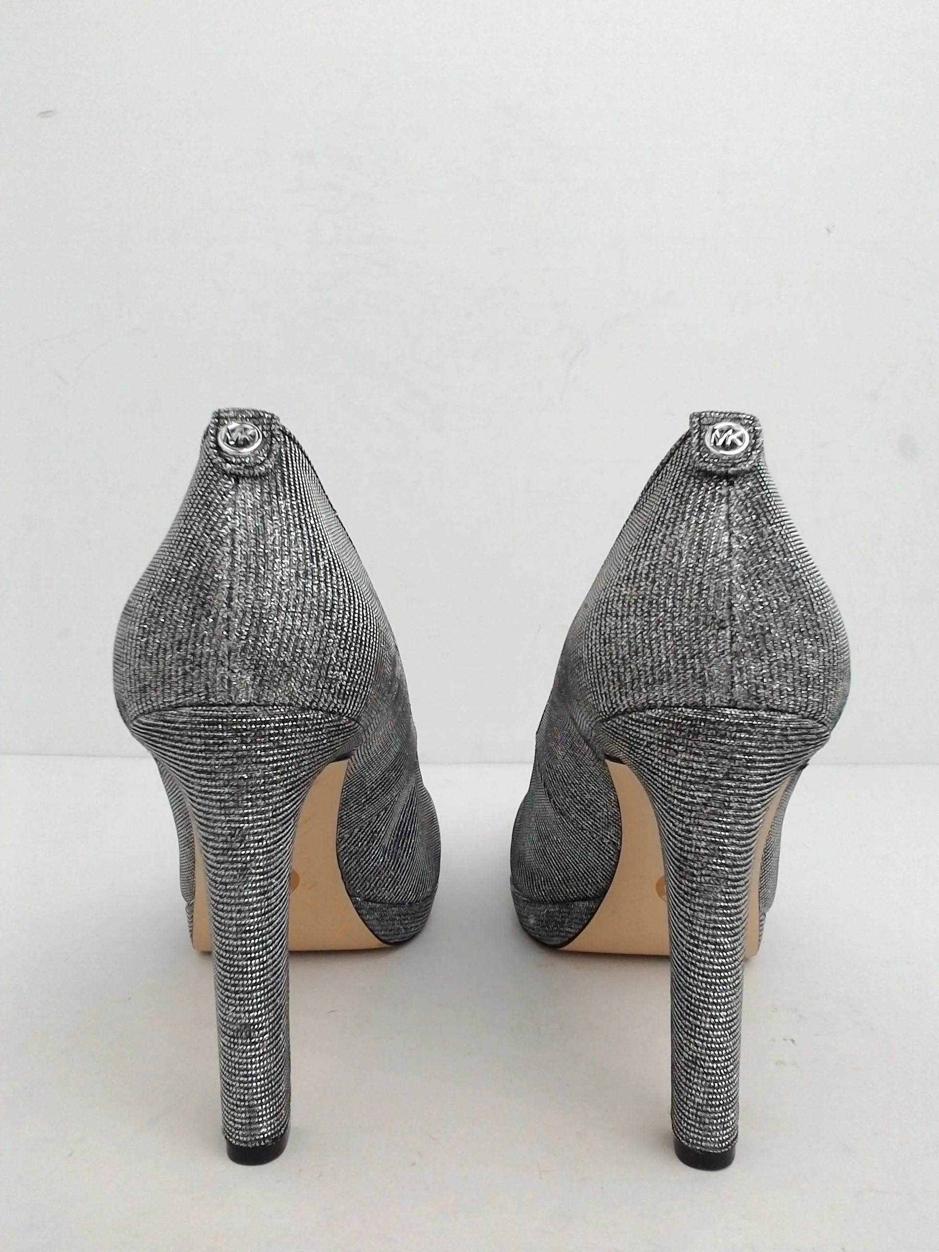 Michael Kors Women's Silver Heels Size 7 M