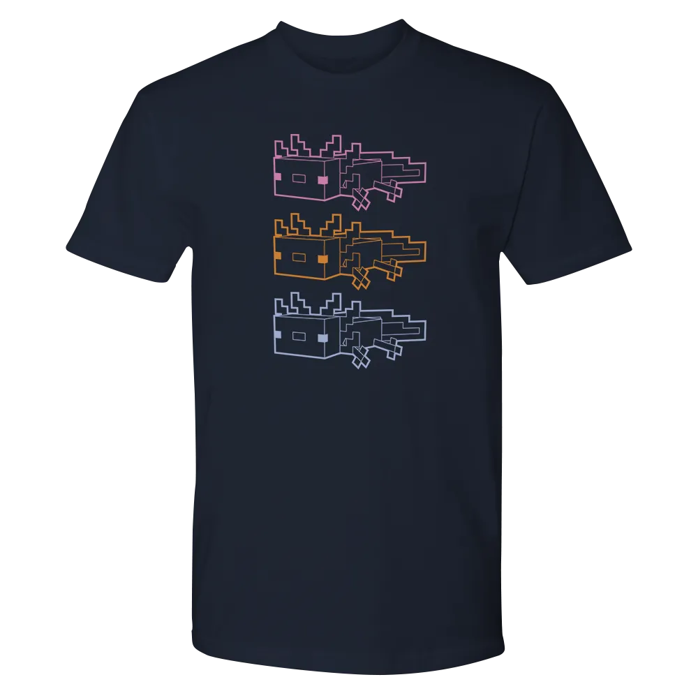 Minecraft Axolotl Outline Unisex T-Shirt