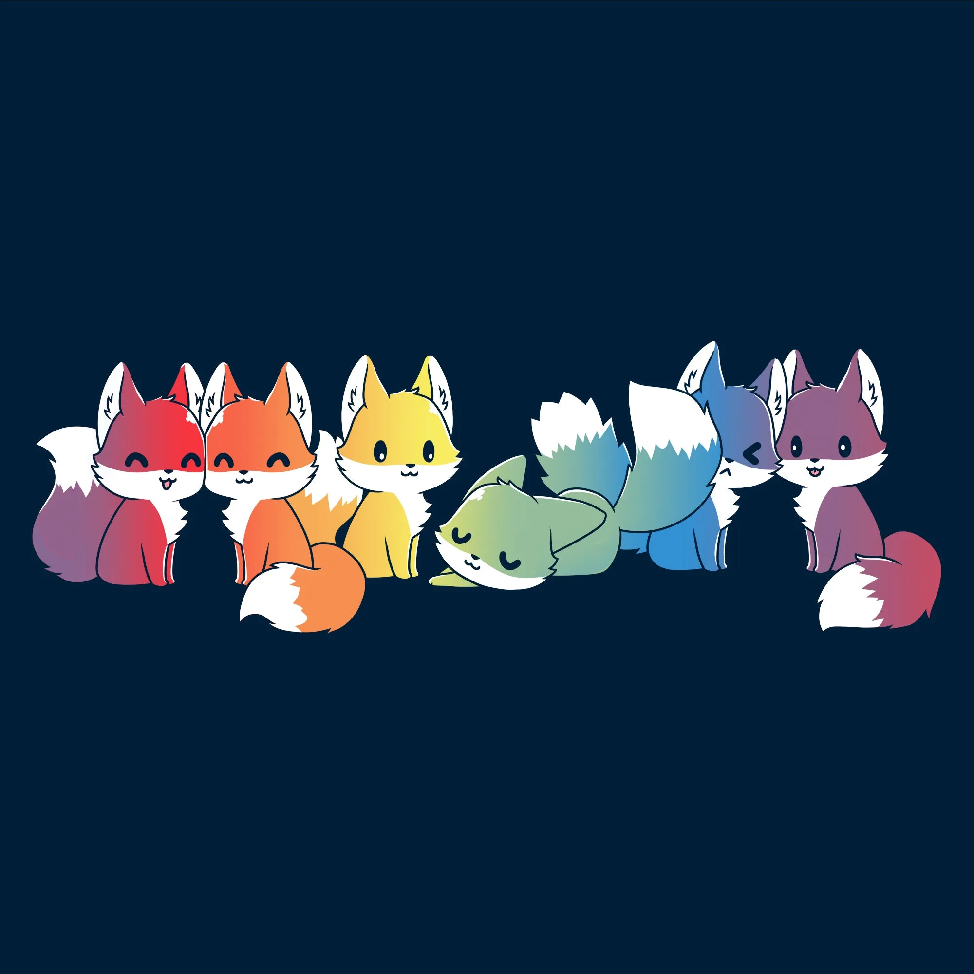 Rainbow Foxes