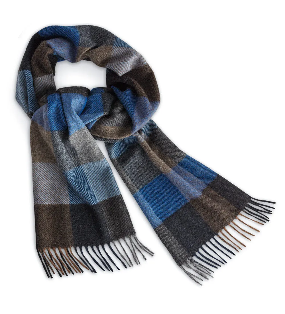 Reserve Check Cashmere Scarf