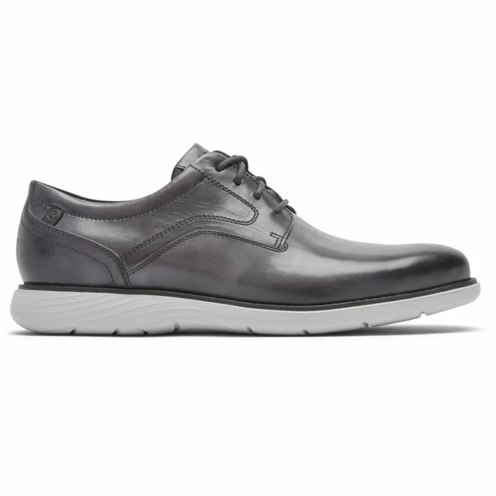 Rockport Men GARETT PLAIN TOE CASTLEROCK GREY/GRADIENT