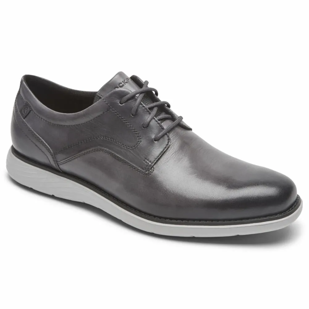 Rockport Men GARETT PLAIN TOE CASTLEROCK GREY/GRADIENT