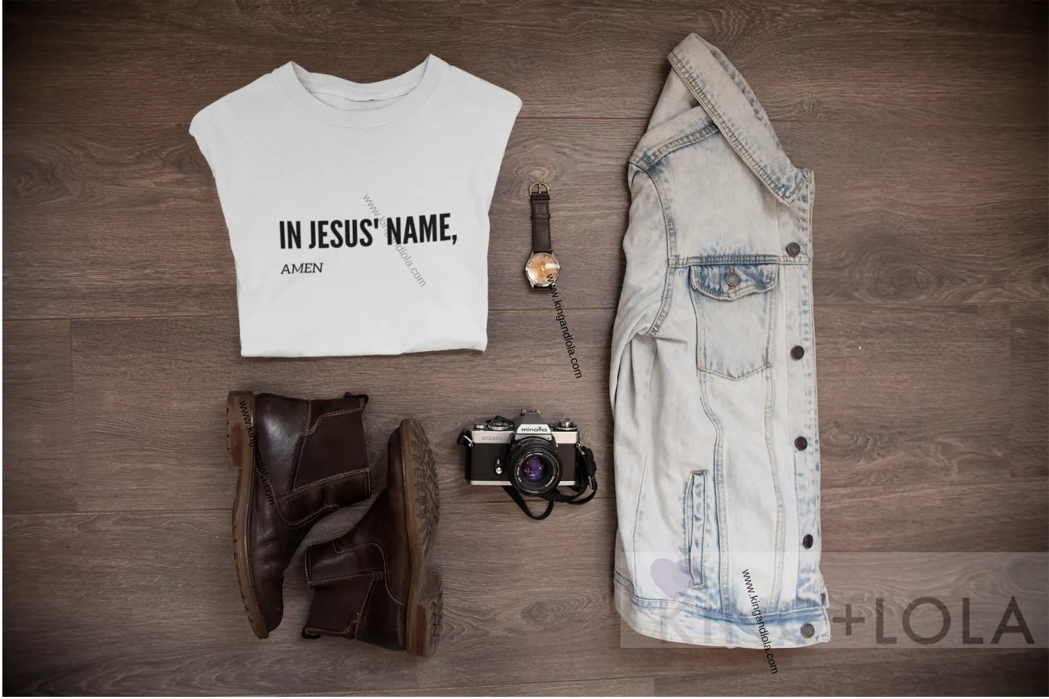 Short Sleeve T-Shirt Tank - In Jesus Name Amen