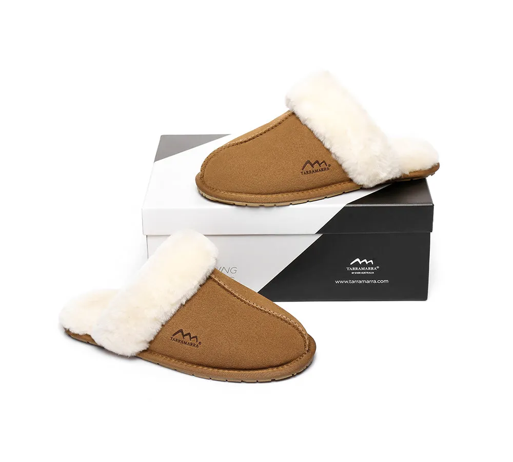 Slippers,Australia Premium Sheepskin,Unisex Rosa Scuff