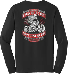 Sons of Arthritis Don't Test Me Boy Long Sleeve T-Shirt