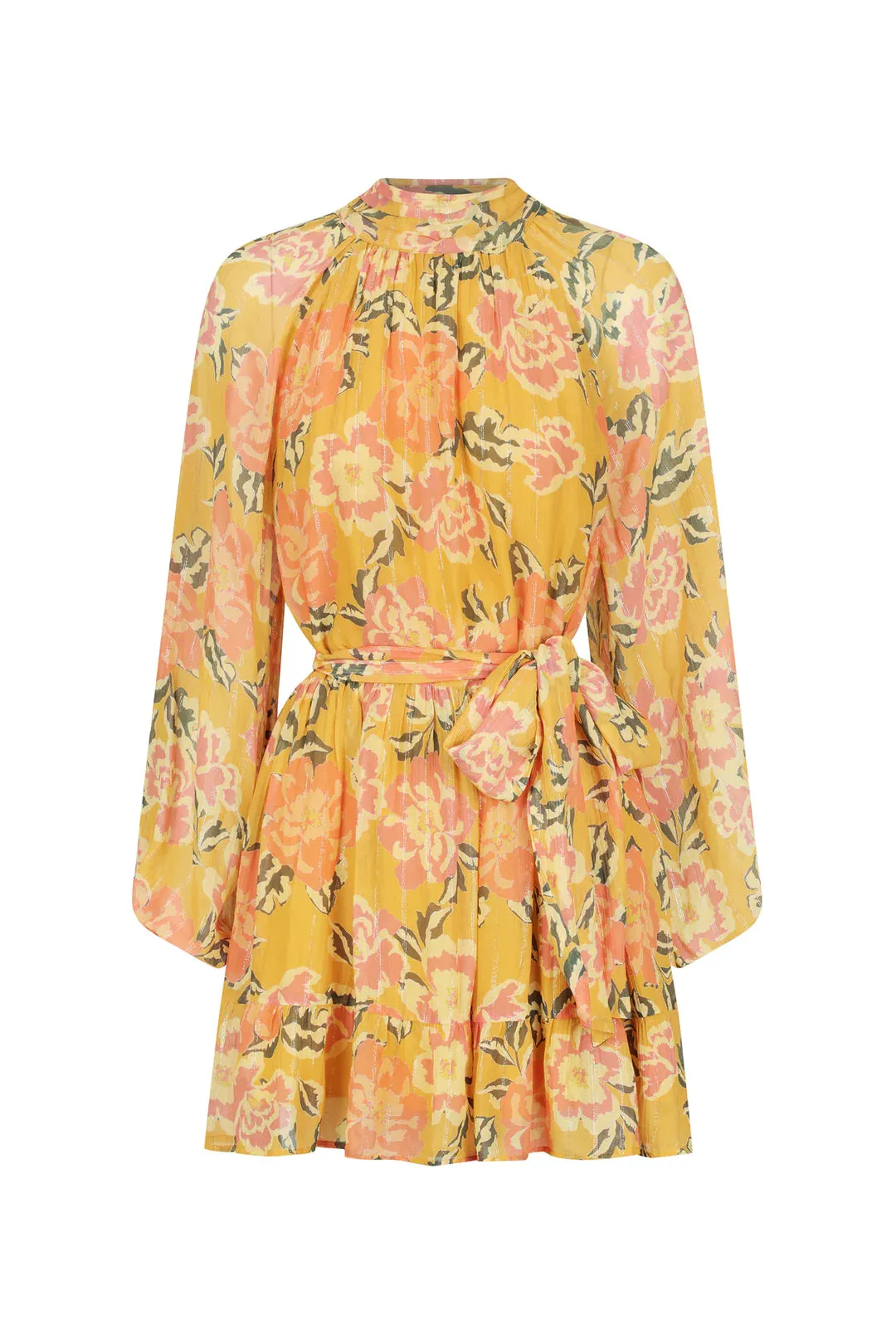 The Souffle Mini Dress - Honey Floral