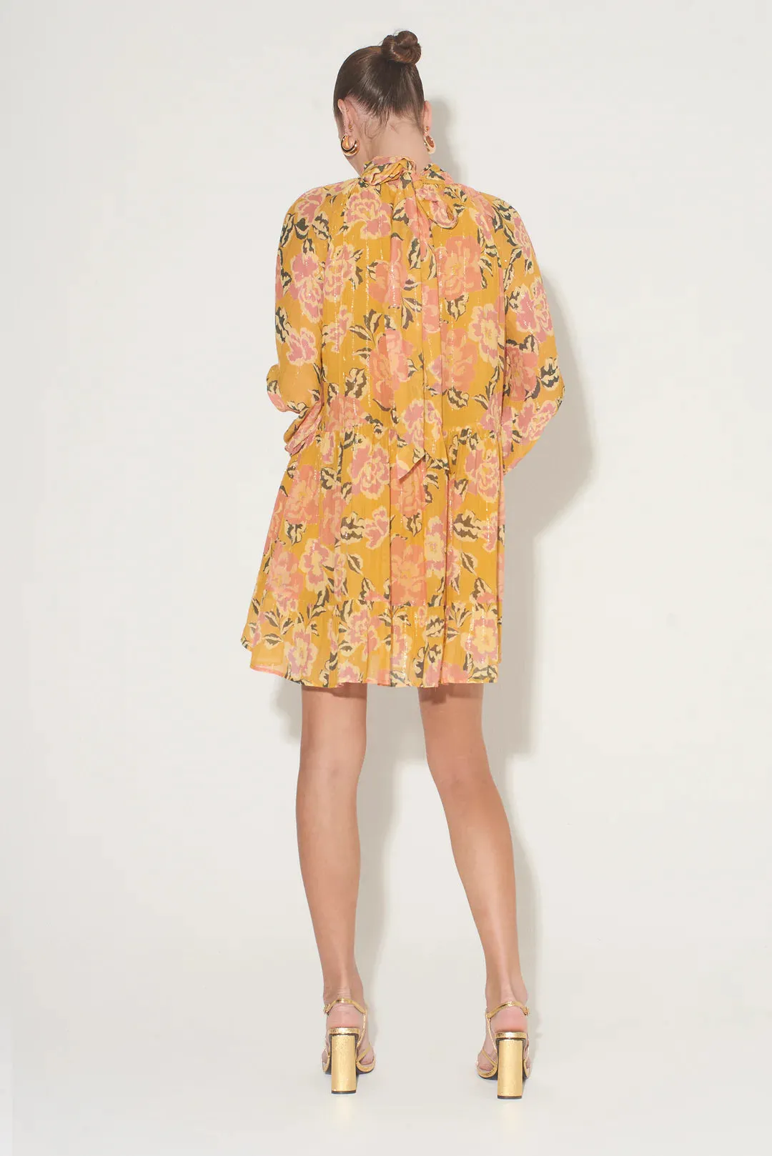 The Souffle Mini Dress - Honey Floral