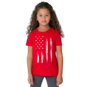 US Flag - Red - Children's T Shirt - Unisex