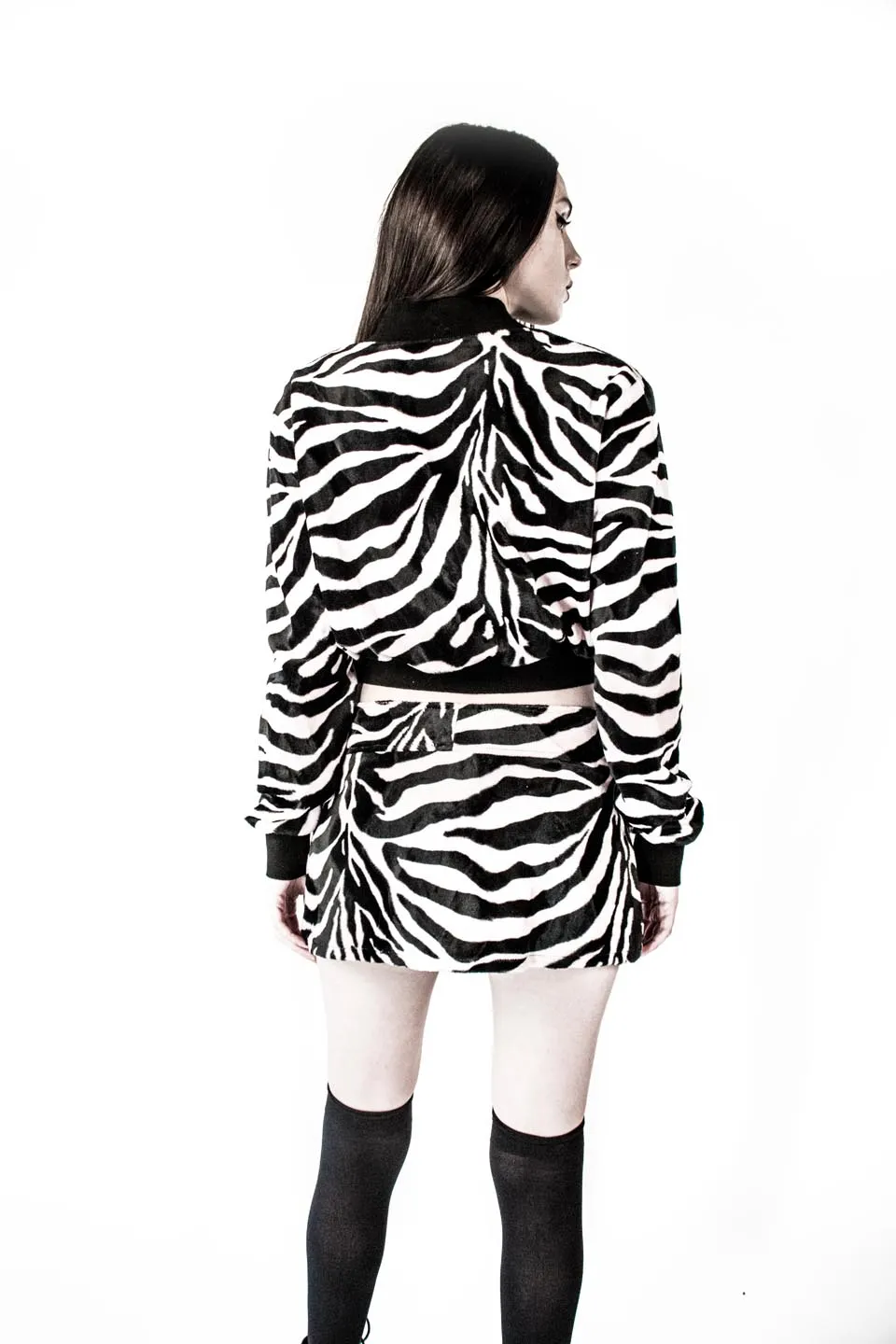 Vintage Zebra Mini Skirt