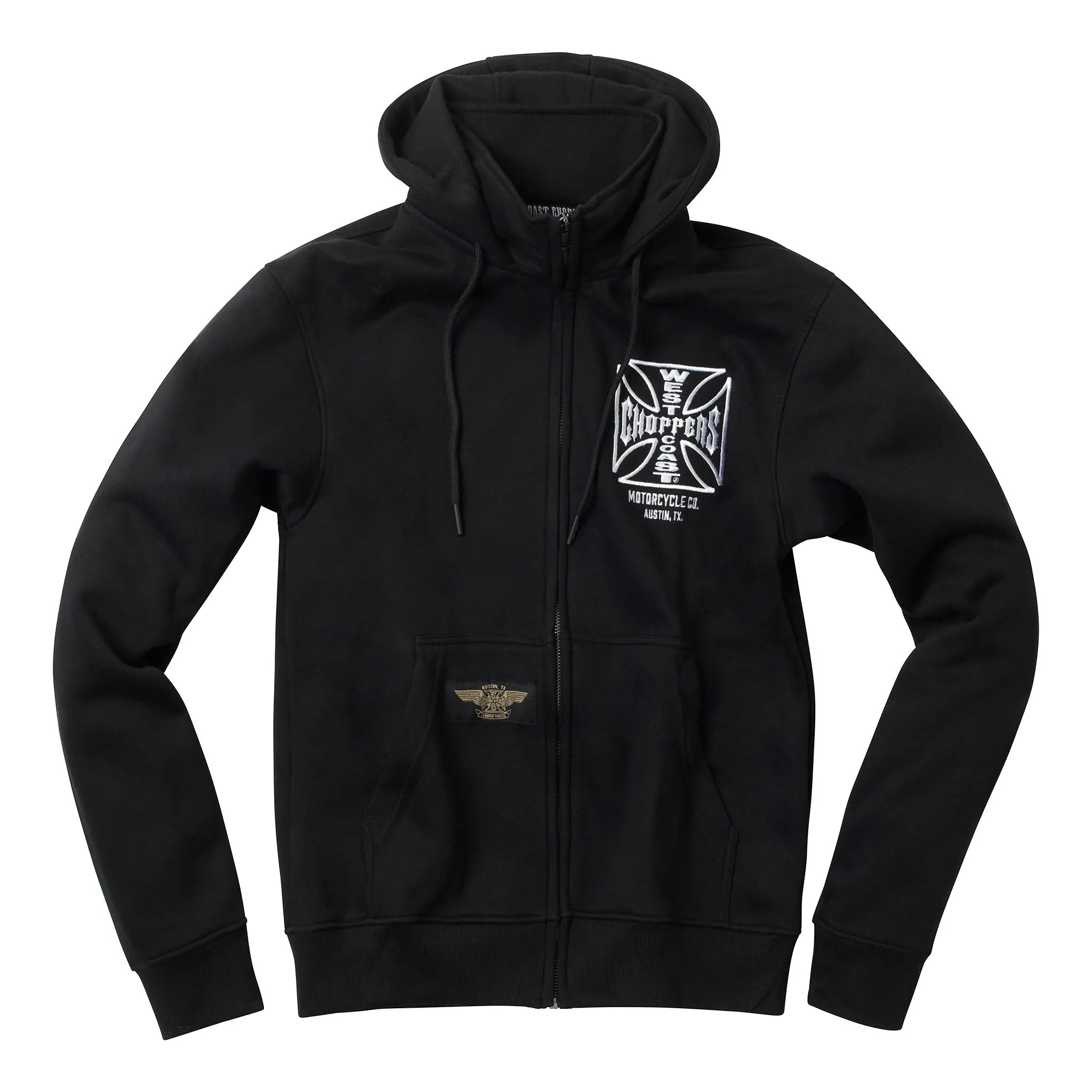 WCC OG ATX ZIP HOODY BLACK