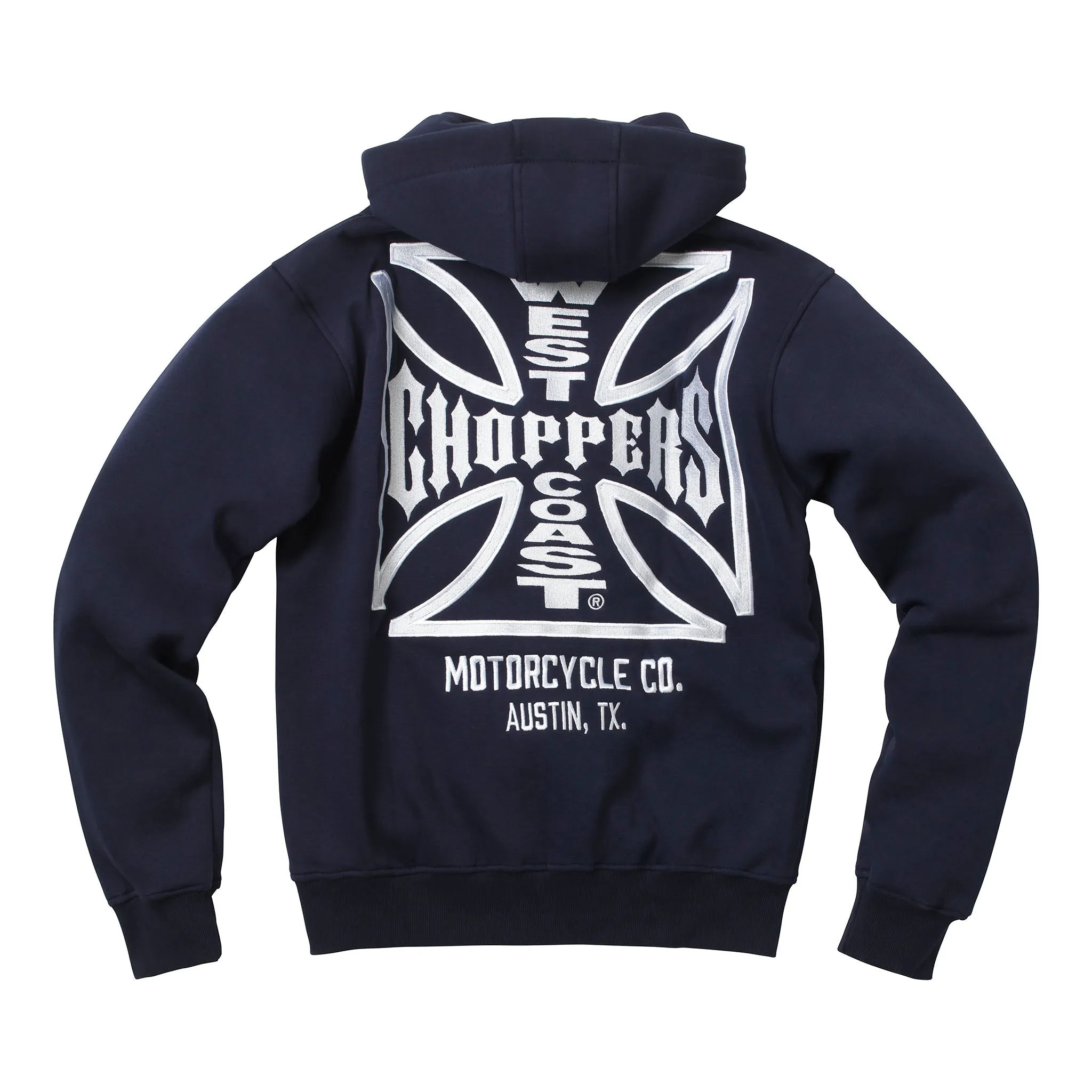 WCC OG ATX ZIP HOODY NAVY BLUE