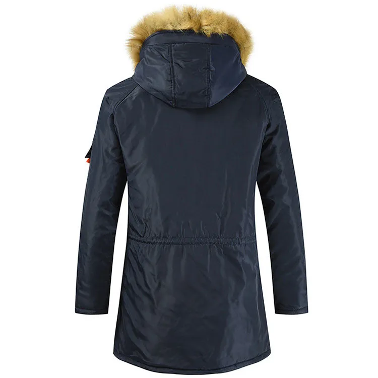 Winter Hot Style Thicken Casual Hooded Men Coat