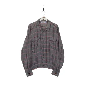 YSL Plaid Button Up Jacket